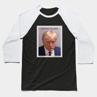 Trump Mugshot Inmate Number Baseball T-Shirt